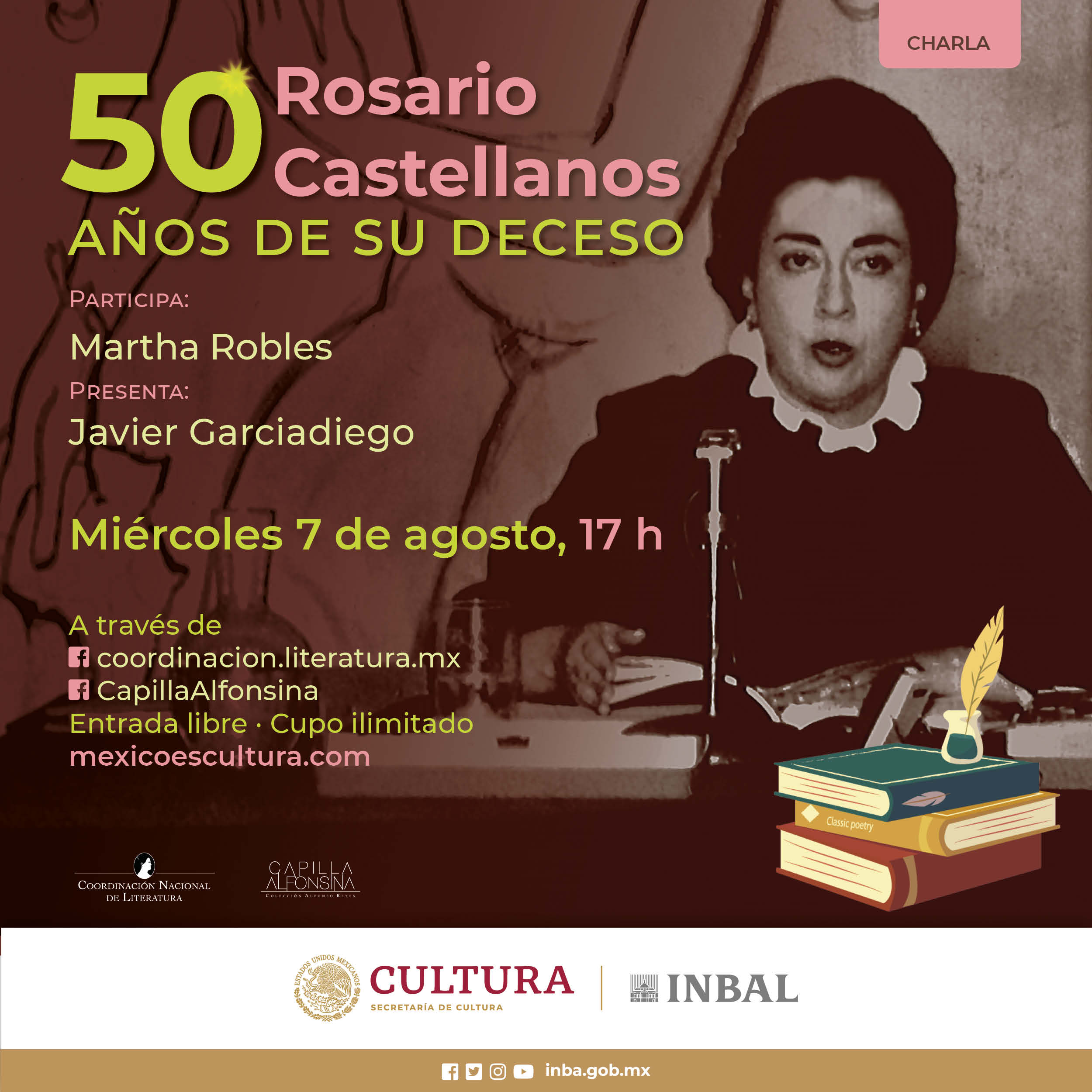 Rosario Castellanos 50 anos FB 2