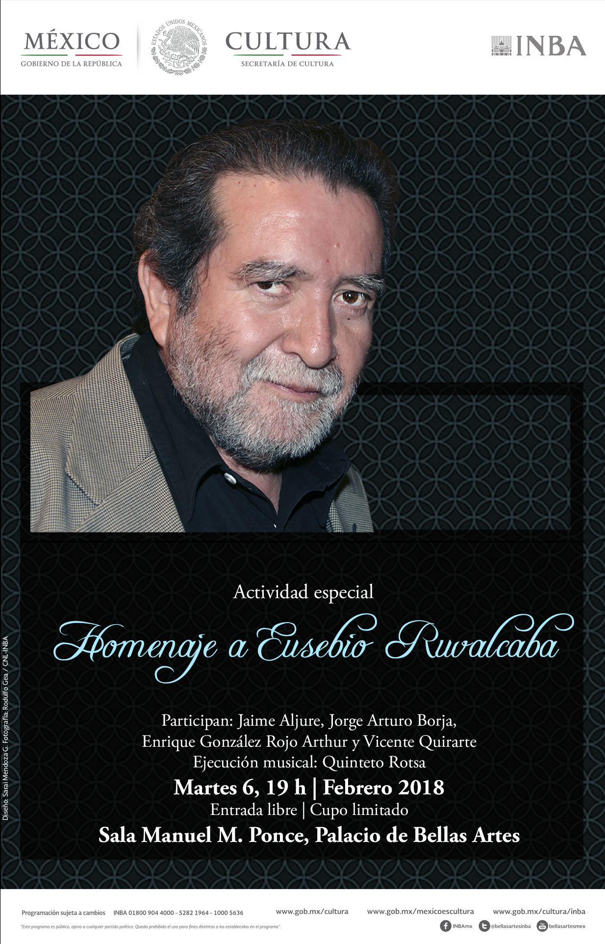 A un año de su fallecimiento, amigos y colegas recordarán al escritor Eusebio  Ruvalcaba