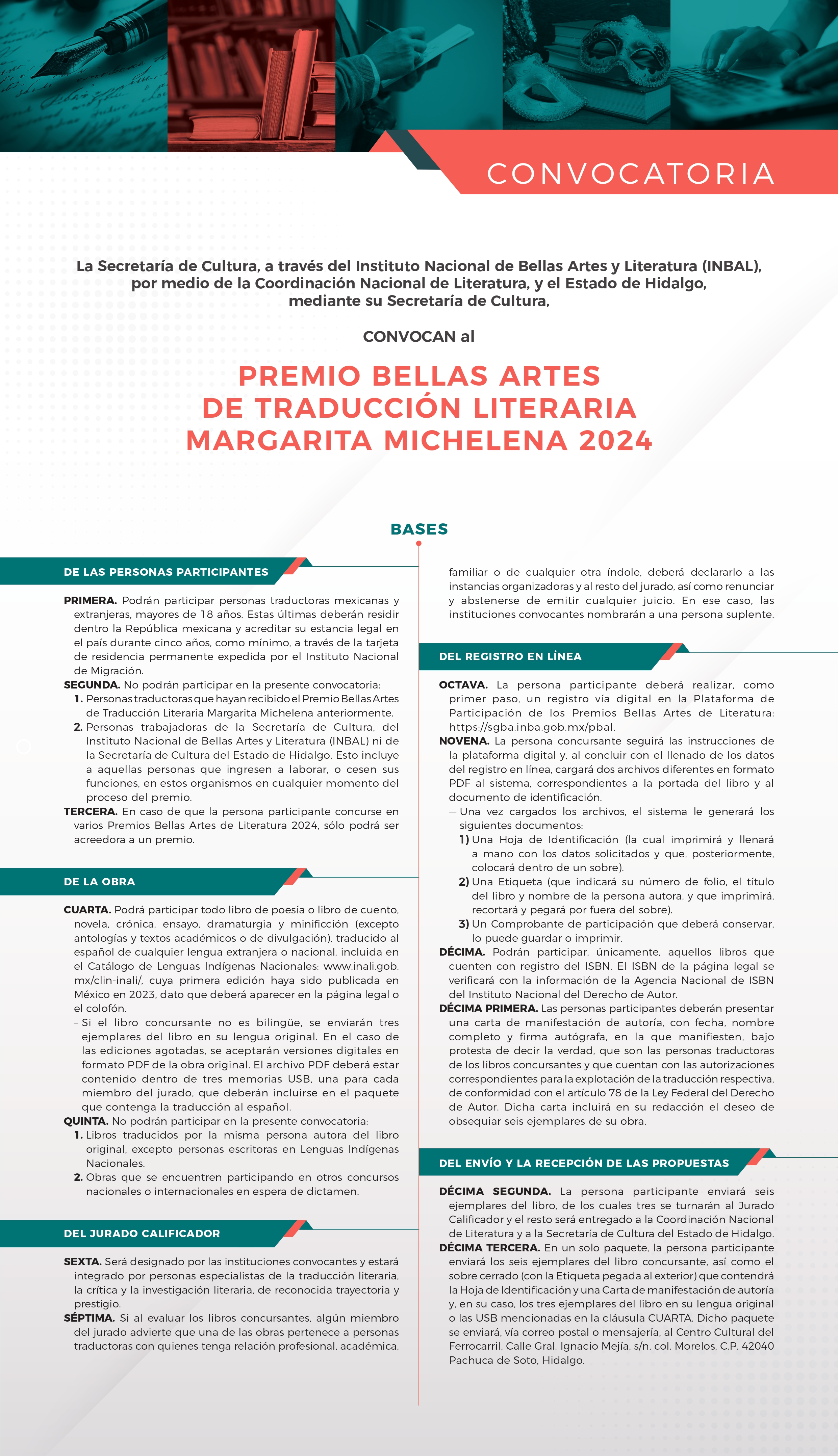 CONVOCATORIA PREMIO MARGARITA MICHELENA 2024 Amp 1